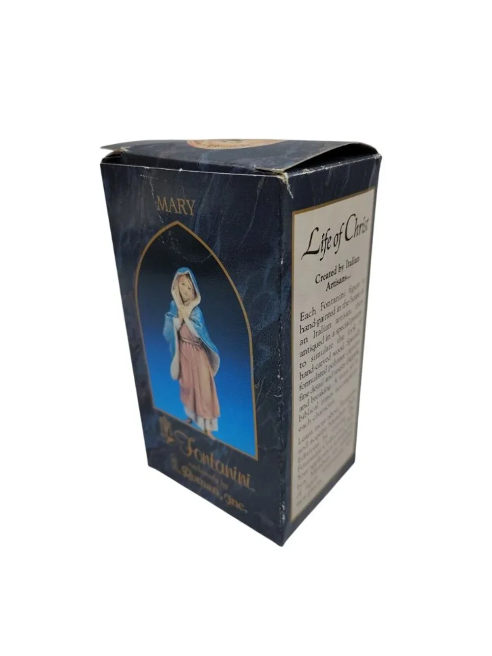 Fontanini Mary Nativity Figurine 53502BX w/ Box Story Card Roman Italy 5 Inch